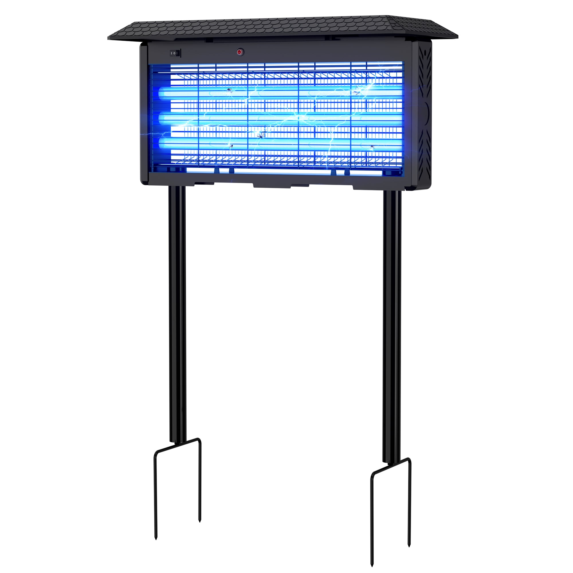 4500-Volt Electronic Indoor/Outdoor Solar Bug Zapper Insect Repellent