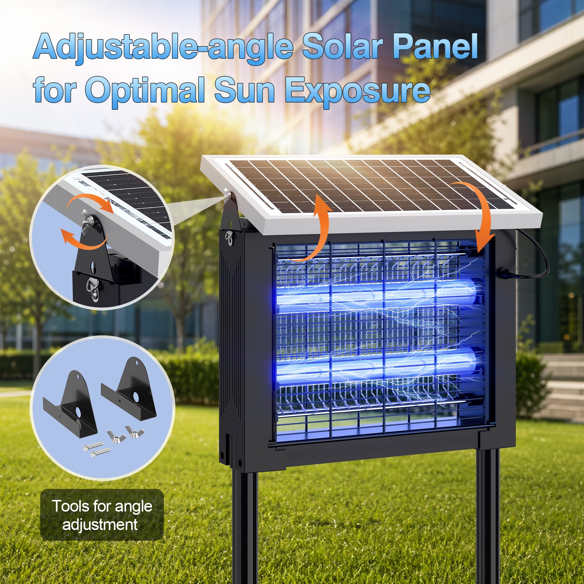 10-Watt 2000sq.ft. Electronic Bug Zapper Mosquito Killer for Outdoor, Indoor, Patio & Home
