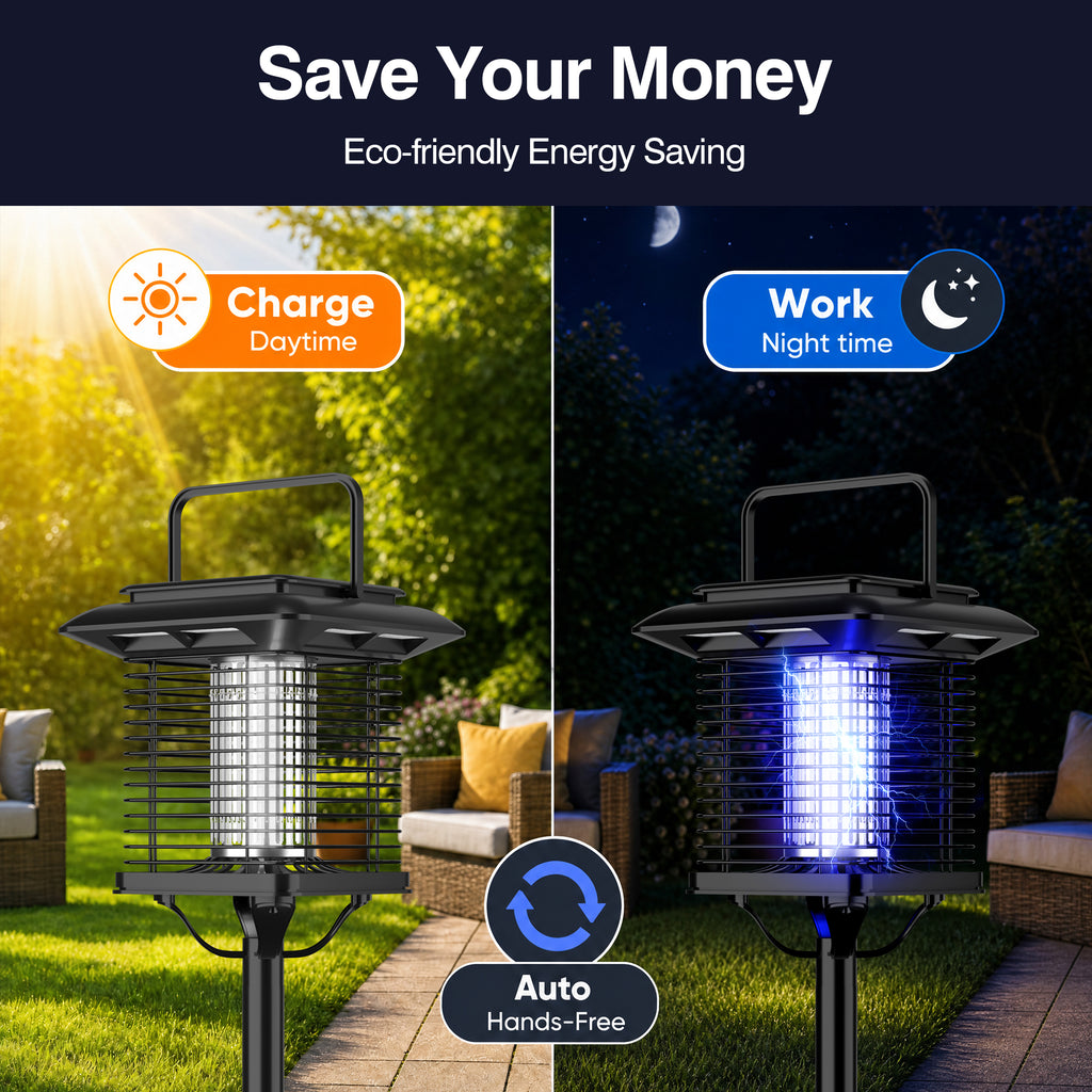 4-IN-1 Indoor & Outdoor Electric Bug Zapper for 2,000 sq.ft., 601