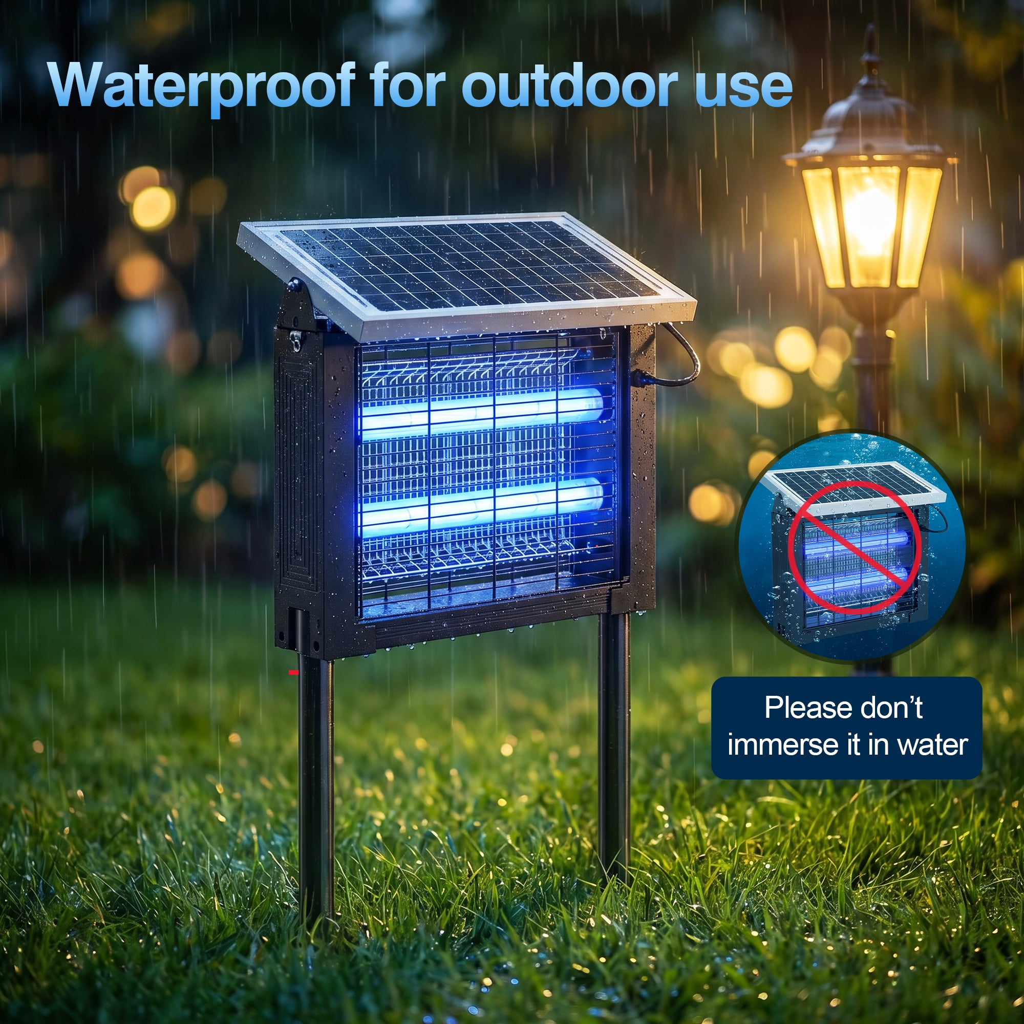 10-Watt 2000sq.ft. Electronic Bug Zapper Mosquito Killer for Outdoor, Indoor, Patio & Home