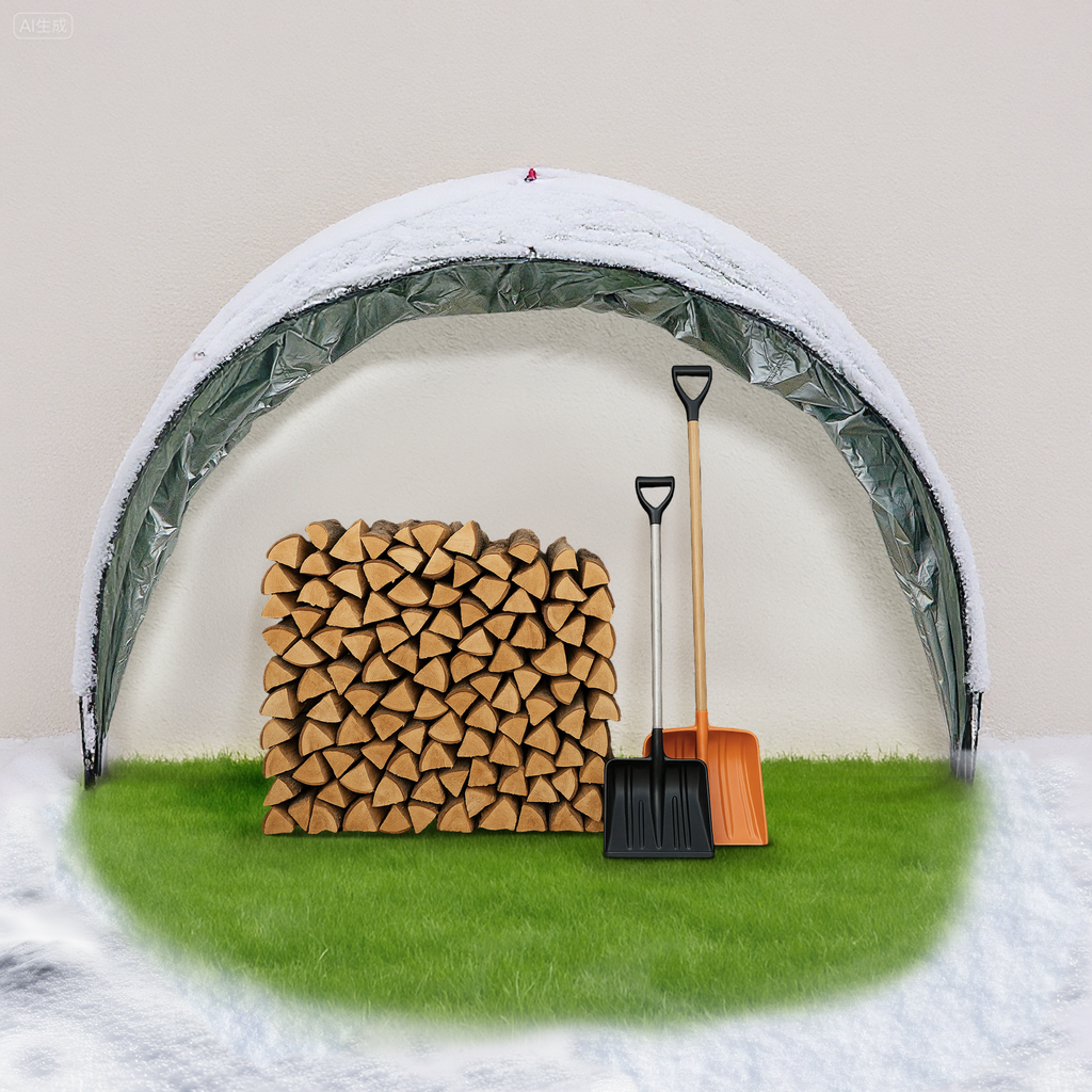 Outdoor Tent Storage, Bicycle Storage Tent & Garden Tools Shelter in Green, Lightweight & Portable
