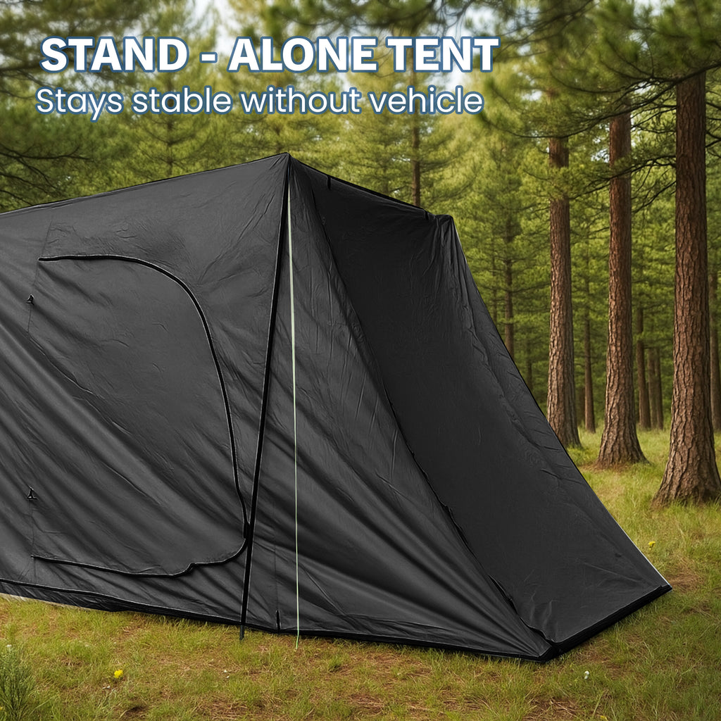 7-Person SUV Camping Tent Oxford Fabric Car Camping Tent with Sun Shelter, 9.8 ft. x 6.5 ft. x 6.5 ft.