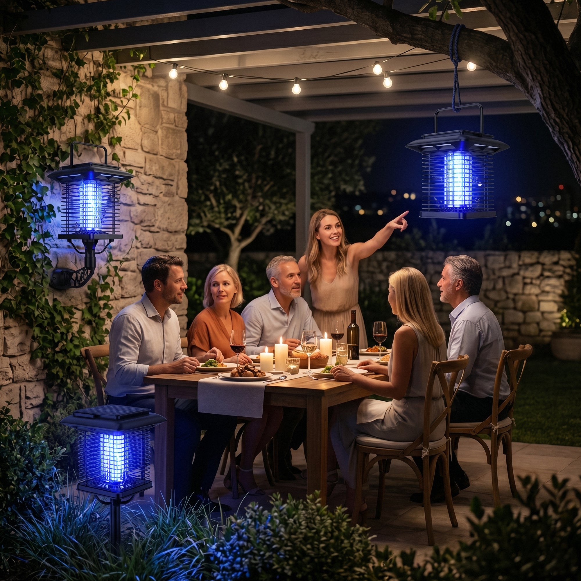 4-IN-1 Indoor & Outdoor Electric Bug Zapper for 2,000 sq.ft., 601