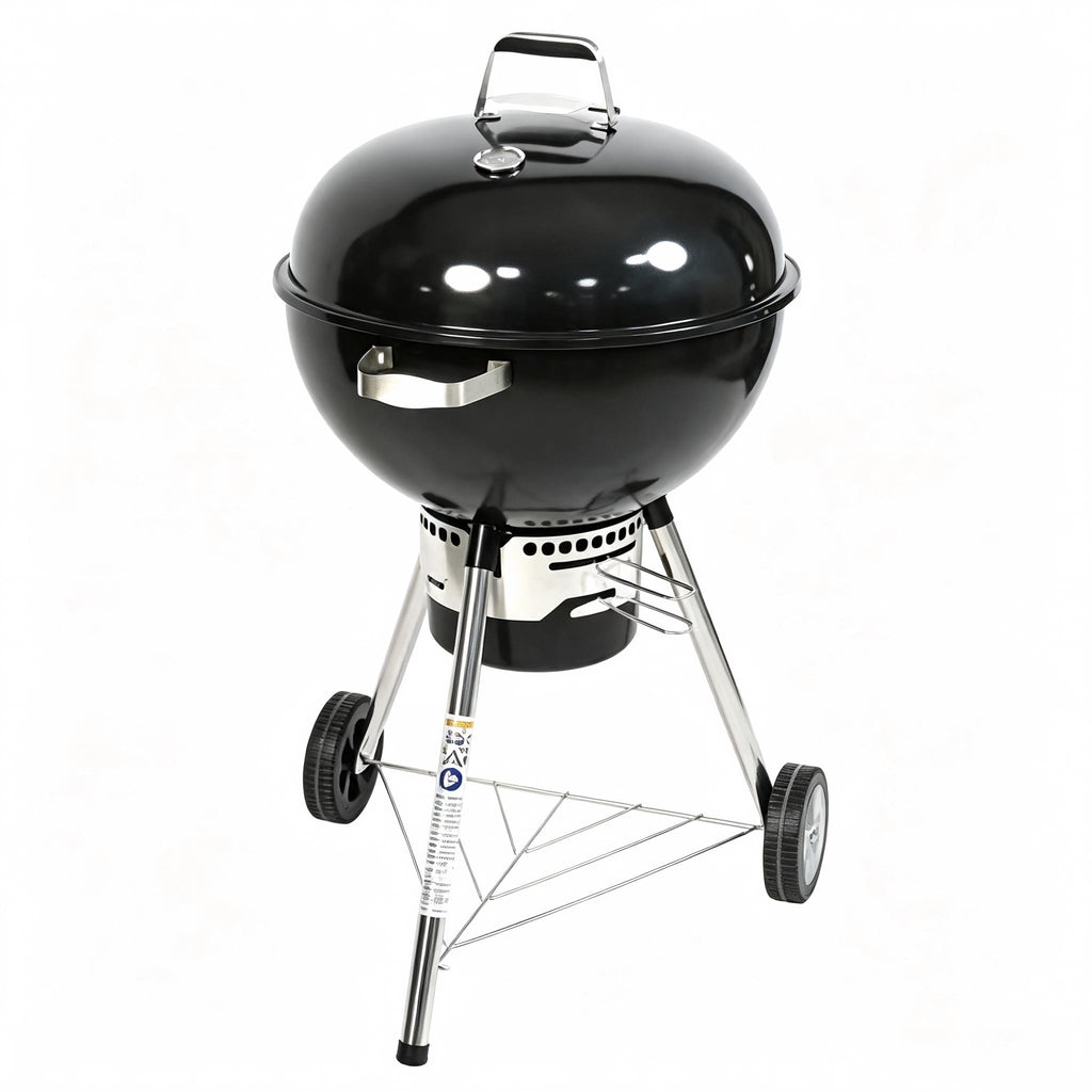 Premium Charcoal Grill in Black, 22-Inch