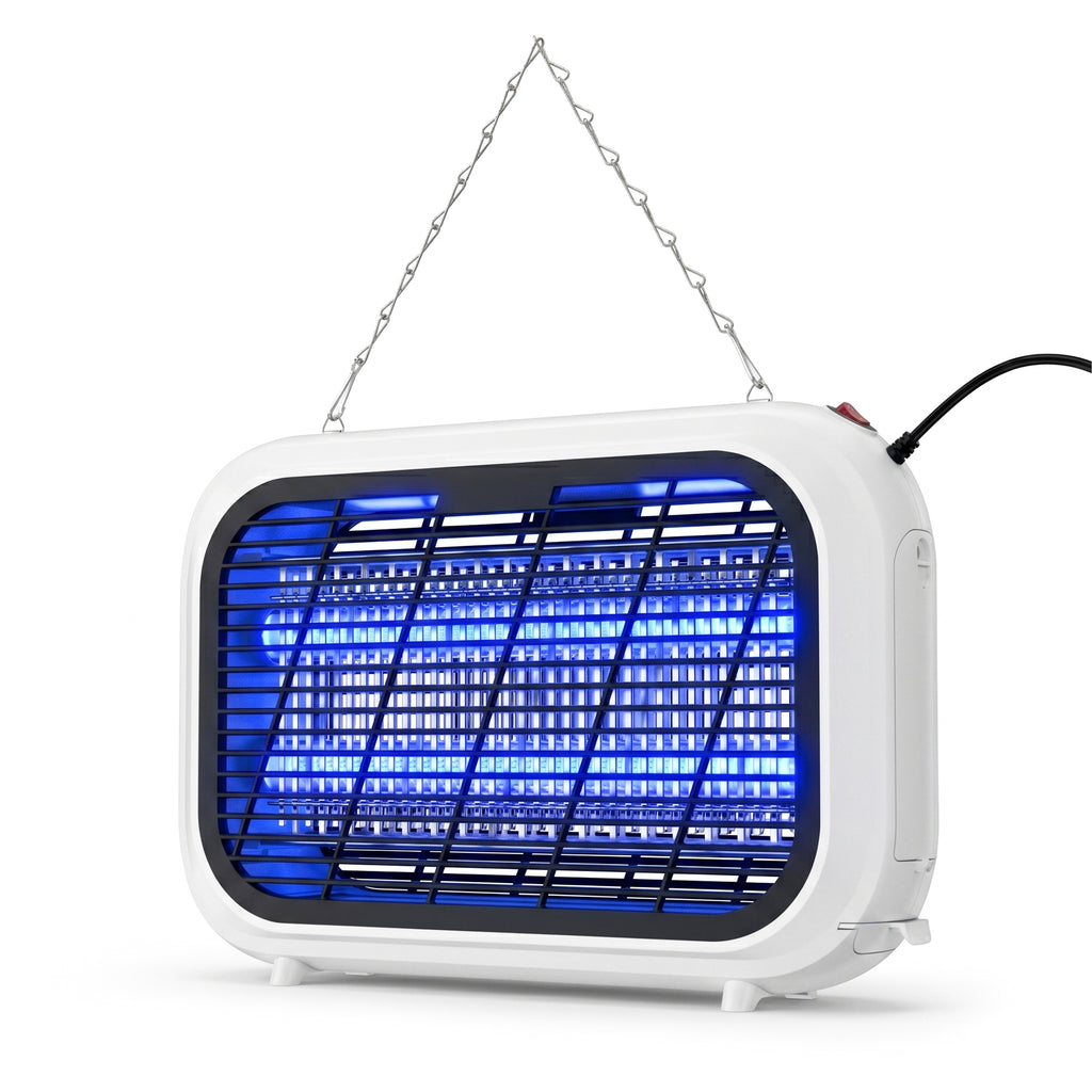 Electric Indoor Bug Zapper with Removable Collection Tray for Easy Cleaning, Plug In