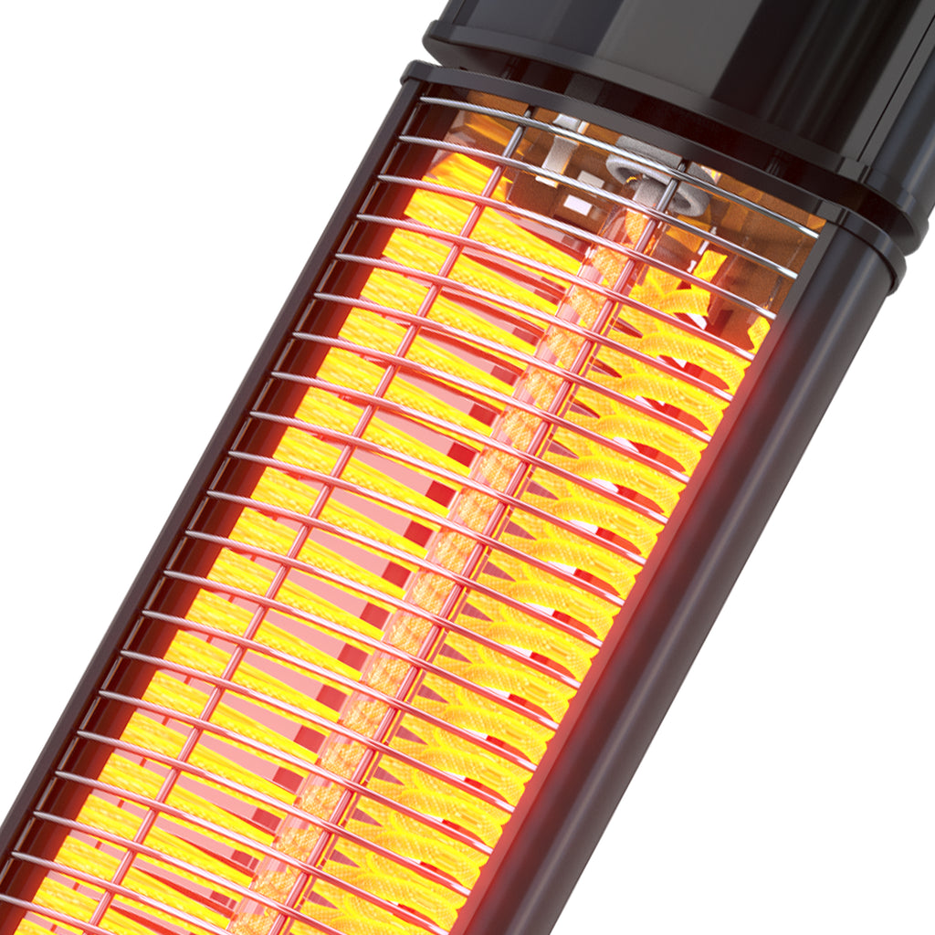 1500-Watt Electric Tower Space Heater Standing Heater with Display Panel & Remote Control