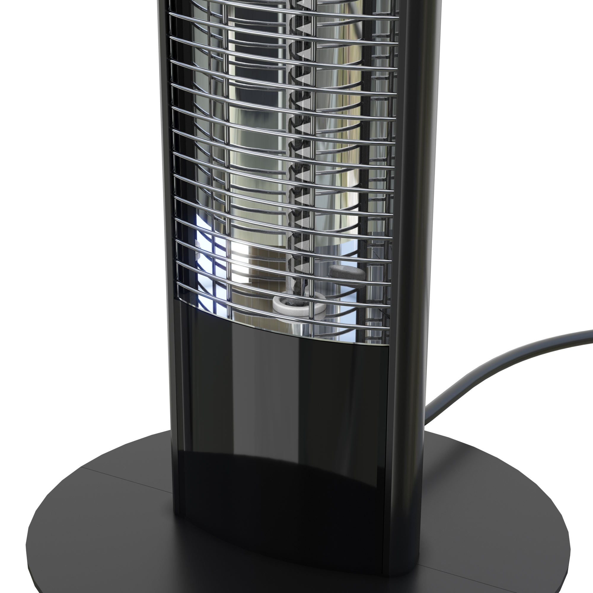 1500-Watt Electric Tower Space Heater Standing Heater with Display Panel & Remote Control