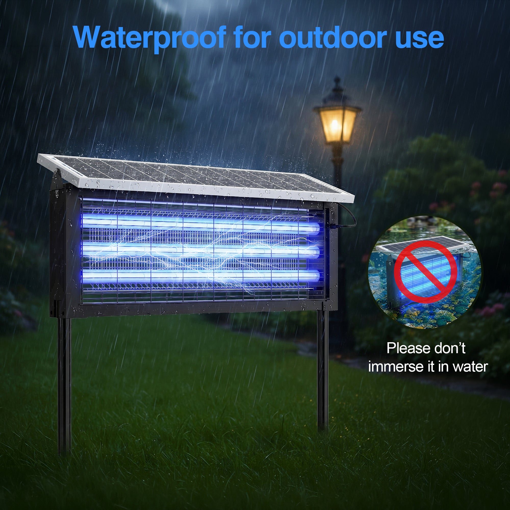 30-Watt 4000sq.ft. Electronic Bug Zapper Mosquito Killer for Outdoor, Indoor, Patio & Home