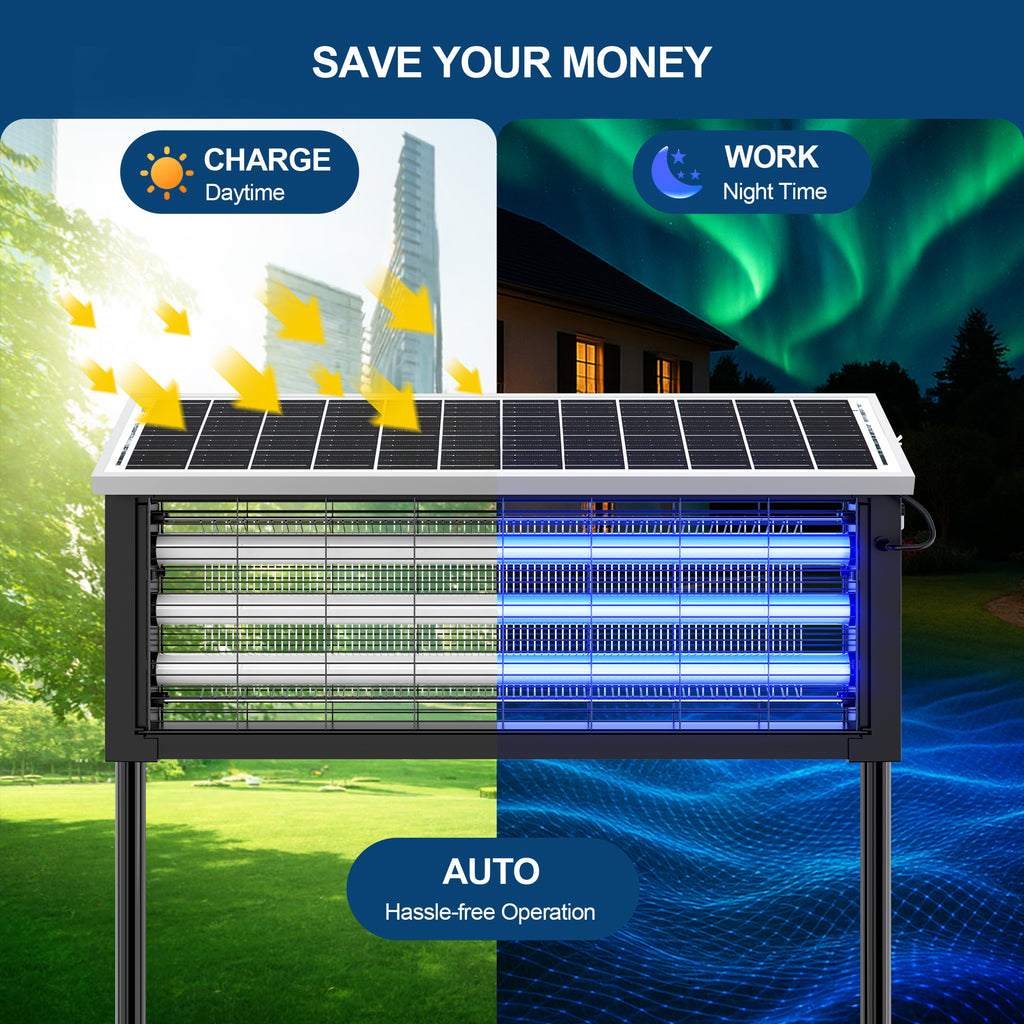 30-Watt 4000sq.ft. Electronic Bug Zapper Mosquito Killer for Outdoor, Indoor, Patio & Home