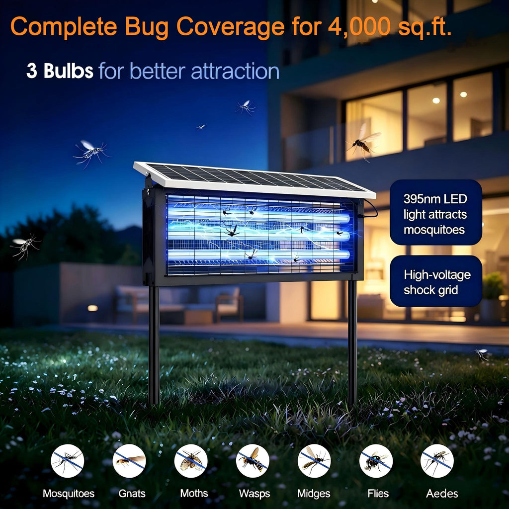 30-Watt 4000sq.ft. Electronic Bug Zapper Mosquito Killer for Outdoor, Indoor, Patio & Home