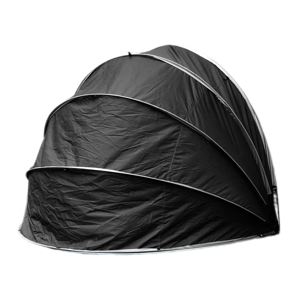 Outdoor Tent Storage, Bicycle Storage Tent & Garden Tools Shelter in Black, Lightweight & Portable