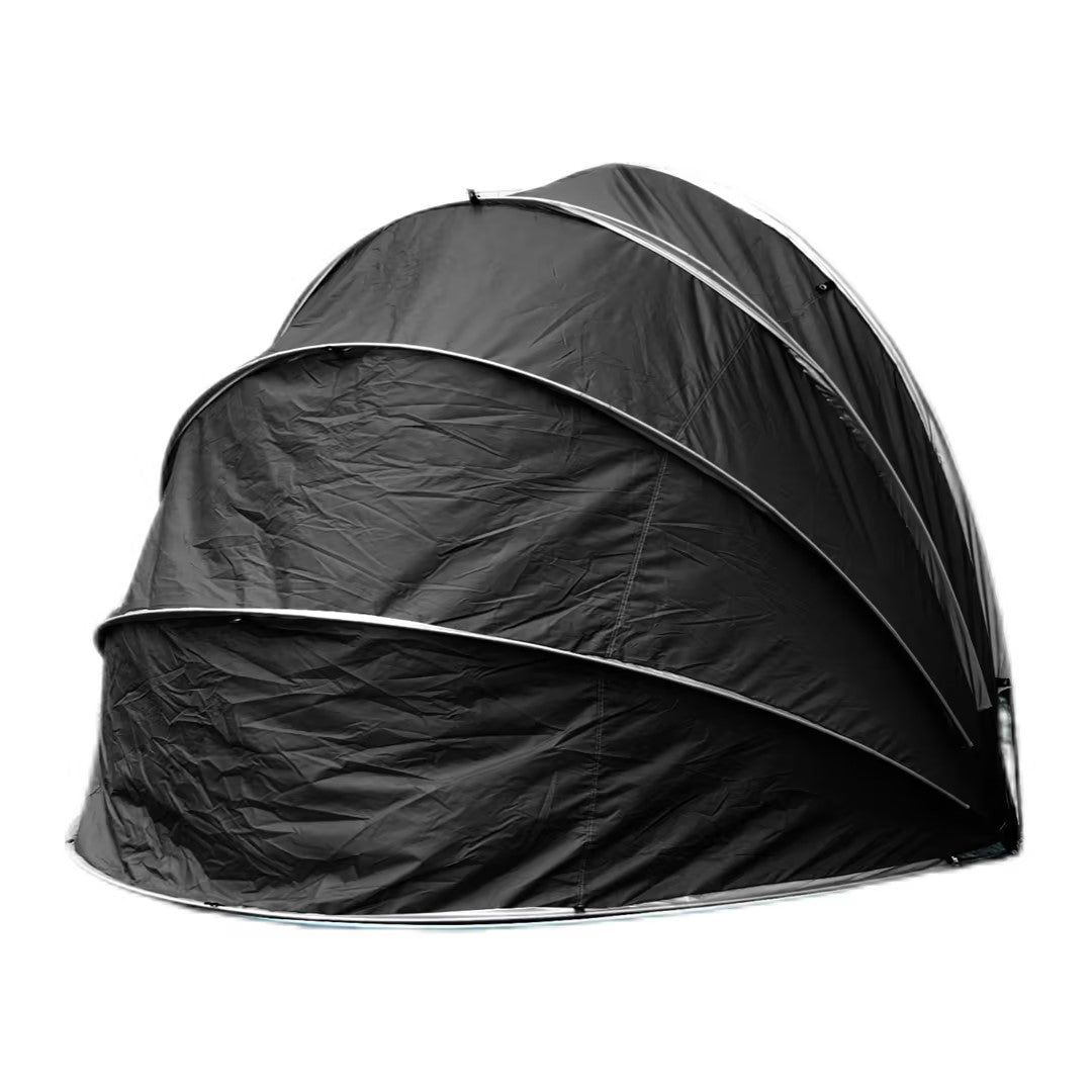 Outdoor Tent Storage, Bicycle Storage Tent & Garden Tools Shelter in Black, Lightweight & Portable
